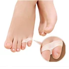 1 пара маленьких гель для пальцев ног крой, подходит для ежедневного использования межпальцевые перегородки из силиконового геля для большого пальца стопы защита Уход за ногами сепаратор для пальцев ноги исправление вальгусной деформации первого пальца стопы