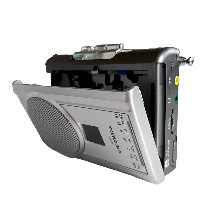 Кассетный плеер Walkman магнитофон радио FM AM колонка микрофон для изучения языка