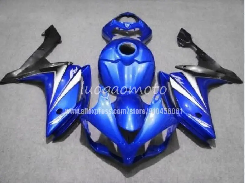 

Body kits Complete blue black Fairings For Yamaha YZF1000 YZFR1 yzf 1000 r1 2007 2008 Plastic Motorcycle Fairing Kit wordbody