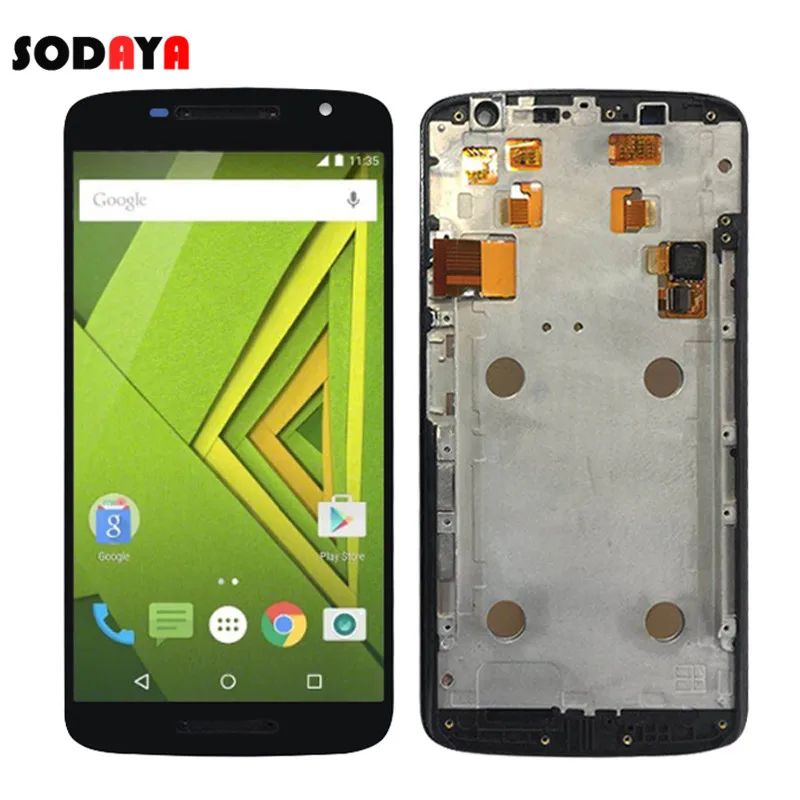 ЖК дисплей для Motorola Moto X Play дигитайзер X3 XT1561 XT1562 XT1563 с рамкой бесплатная