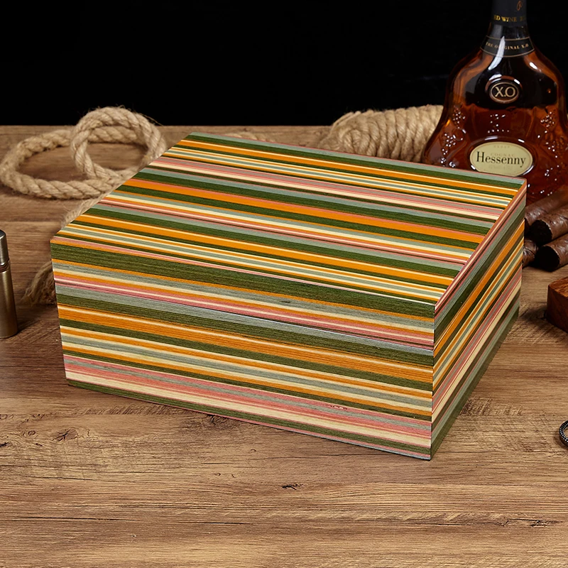 LUXFO 50CT хьюмидор дерево кедра с подкладкой увлажнитель гигрометром курение сигар