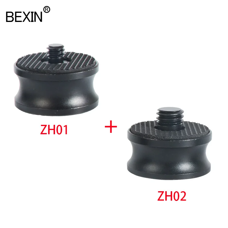 BEXIN ZH01/02 Алюминиевый адаптер для преобразования камеры быстросъемный винт крепление для камеры штатив шаровая Головка монопод - Цвет: ZH01 and ZH02
