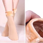 Шерстяные кашемировые женские утепленные мягкие повседневные однотонные зимние носки нескользящие носки для пола спортивные дышащие теплые носки