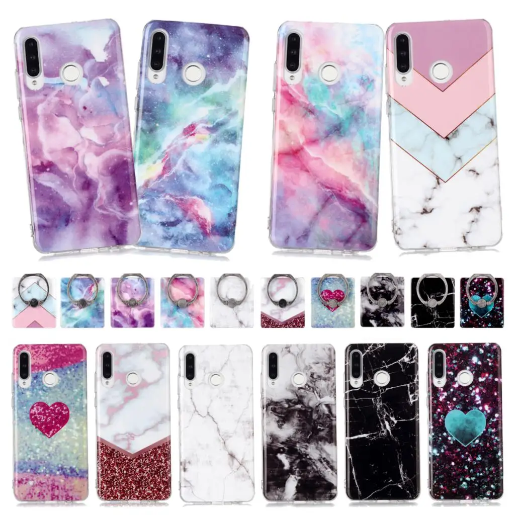 Чехол для huawei P30 Lite мягкий силиконовый чехол из ТПУ мобильного телефона чехлы P30Lite