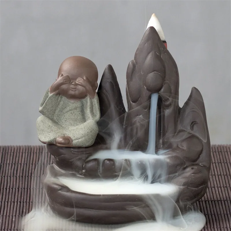 Керамическая курильница с обратным потоком креативный держатель для благовоний