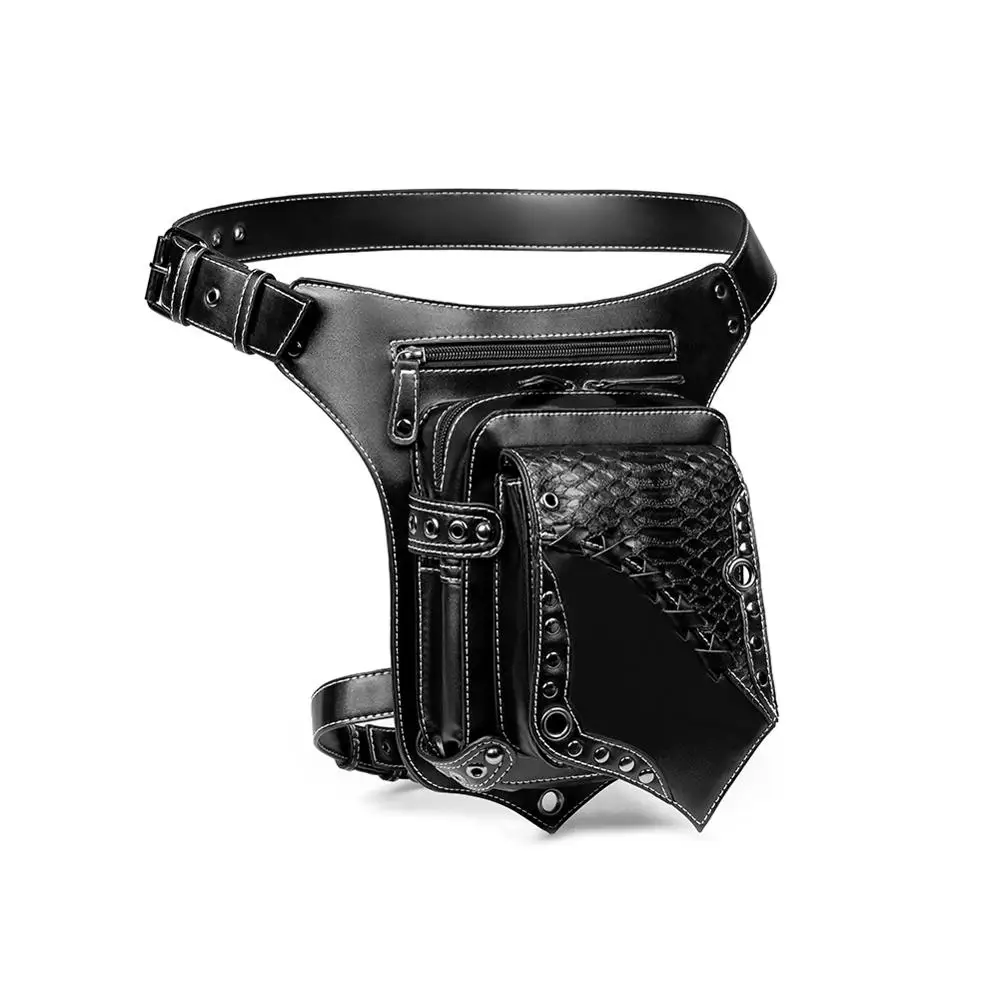 Новая женская сумка специальная поясная в стиле панк-рок уличная