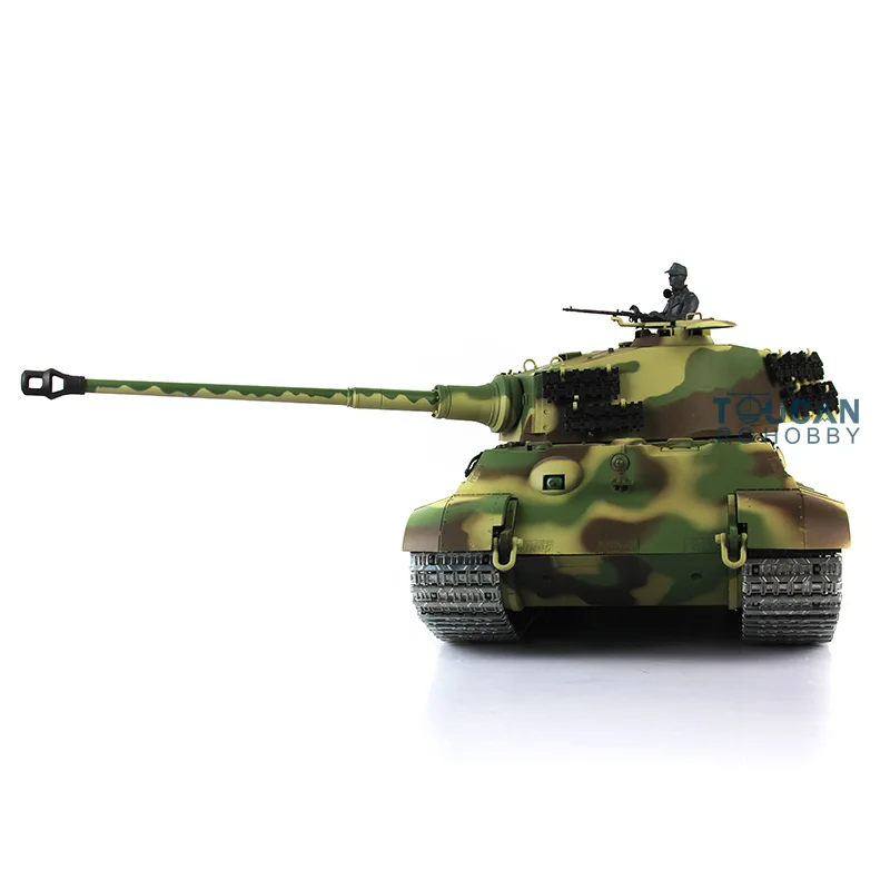 

Heng Long 1/16 TK6.0S 3888A IR BB Airsoft Battle German King Tiger RC Tank Model Metal Tracks 3500mah Battery