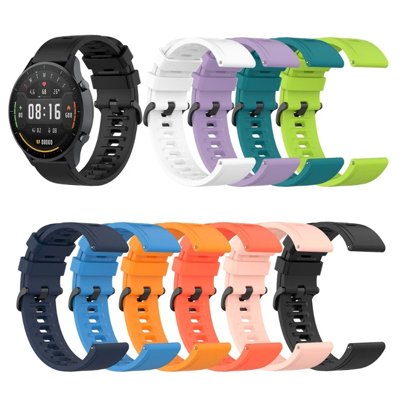 

Ремешок для часов Xiaomi MI Watch / MI Watch, цветной спортивный браслет для наручных часов, ремешок для часов Realme Watch 2, 22 мм