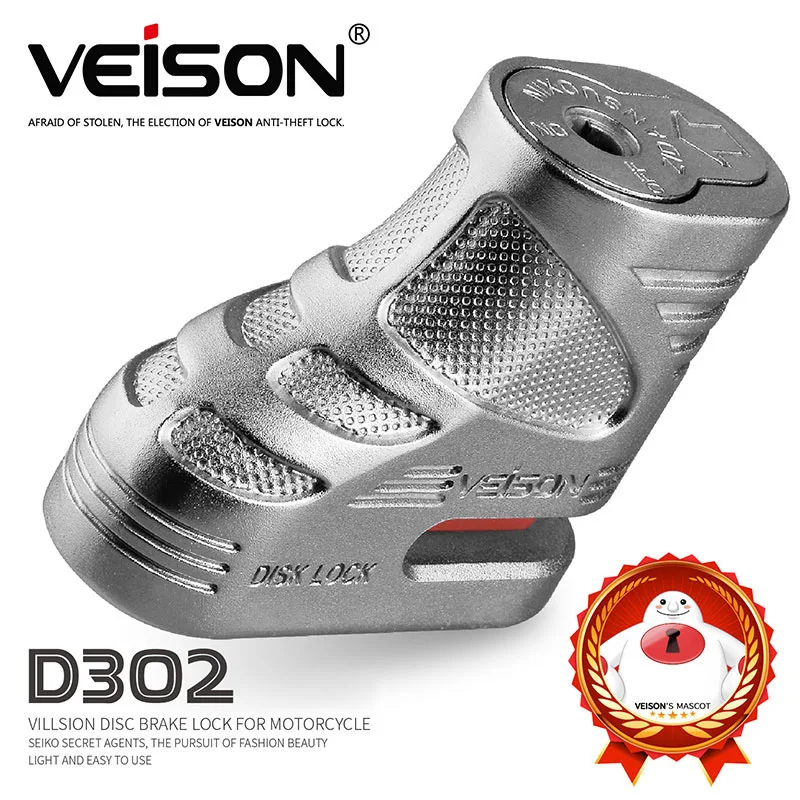 VEISON мотоциклетный дисковый замок защита от кражи бунта ключи из цинкового сплава