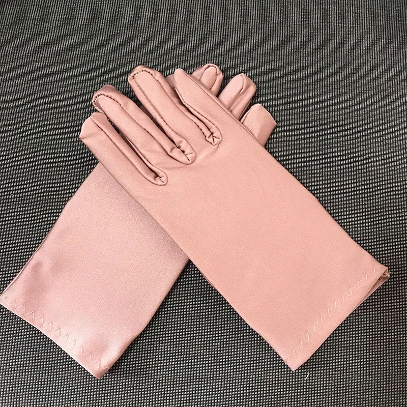 

Fashion Men solid White Performance Gloves short Waitor Gloves White Black Red Men Manner Ceremonial Gloves For Male guantes