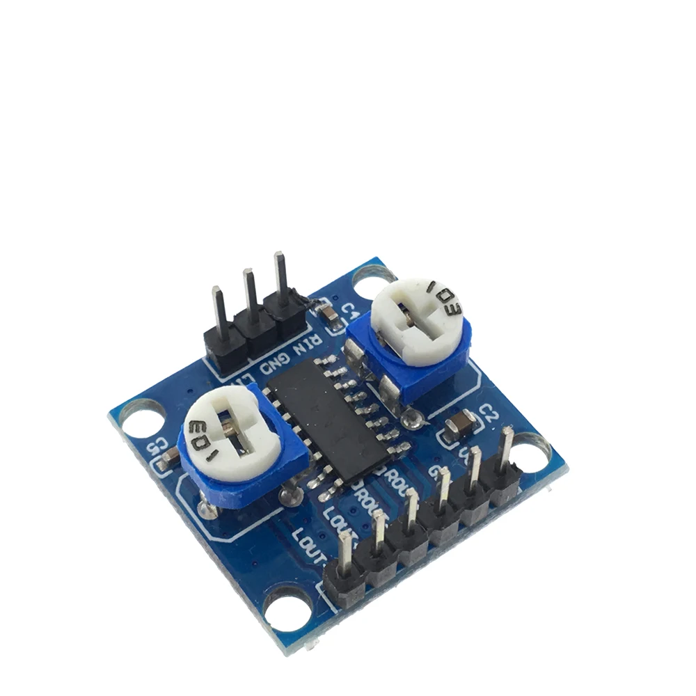 Бесплатная доставка! Плата цифрового усилителя 5 шт./лот PAM8406 с потенциометром