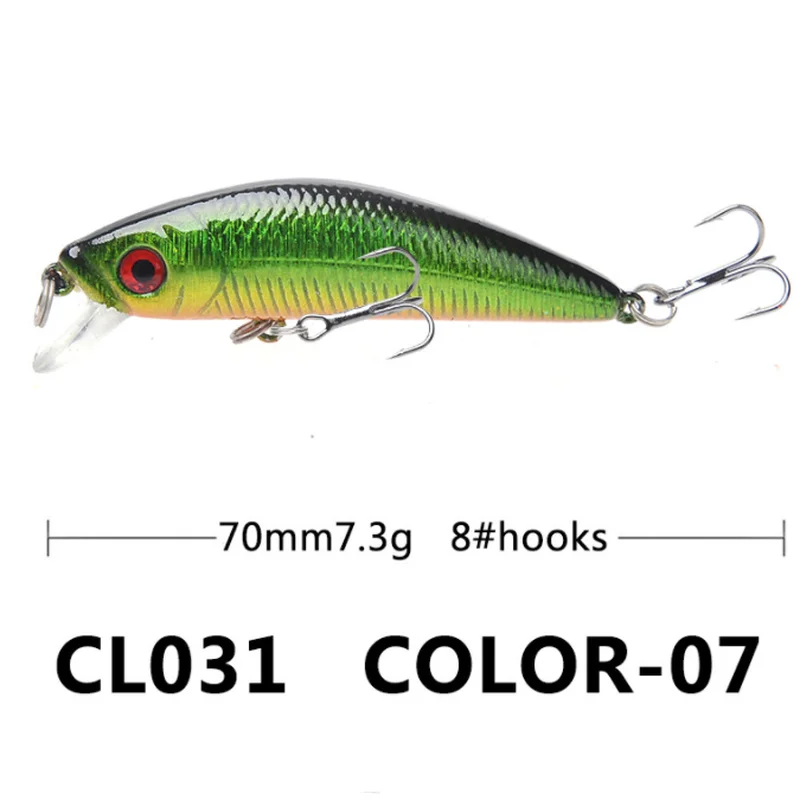 Walk Fishing 1 шт. 7 см 3 г Поппер рыболовные приманки приманка с объемными глазами