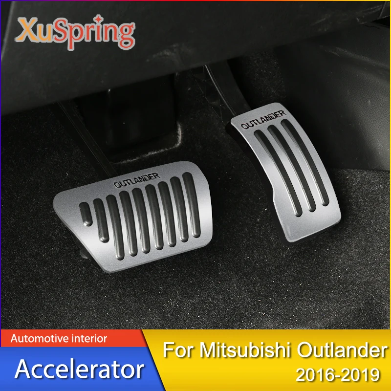 

For Mitsubishi Outlander 2016 2017 2018 2019 accelerator pedal AT 2 pcs modification car interior accessories