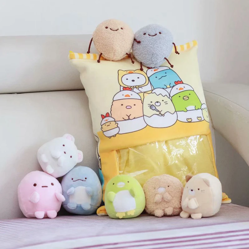 

Various Types A Bag of Corner creature &Hamster&Sea lion&Rabbit&Whale&Animal Plush Pillow Soft Cartoon Animal Doll Children Gift