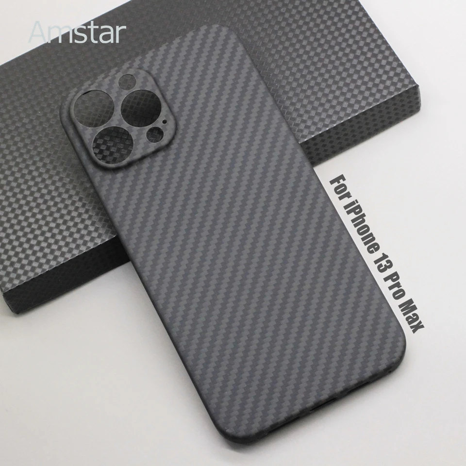 Чехол Amstar для телефона из углеродного волокна Ультратонкий Жесткий чехол iPhone 11 Pro