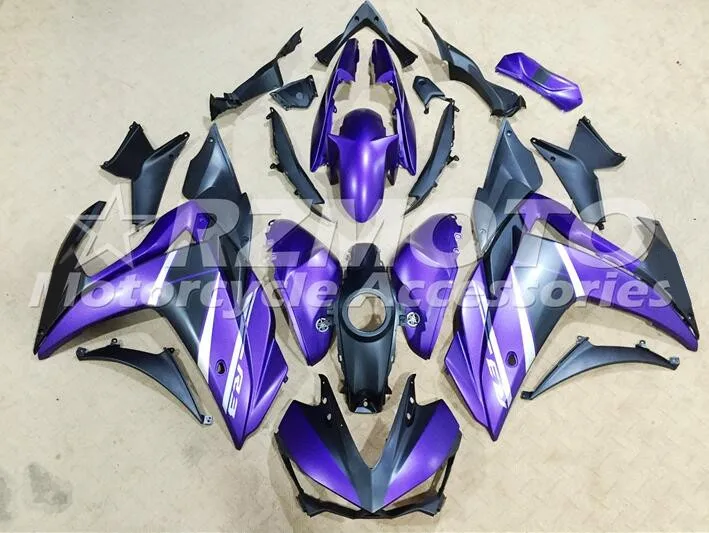 

OEM Quality New ABS Full Fairings kit for YAMAHA YZF-R3 14 15 16 YZF-R25 R3 R25 2014 2015 2016 2017 Body set Cool Matte purple