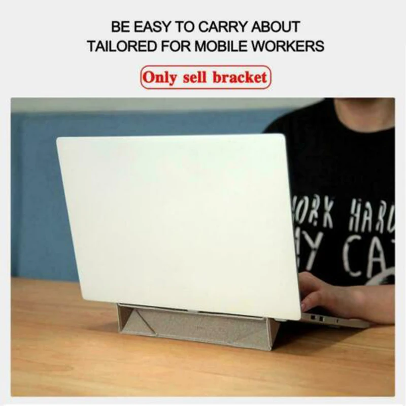 

Portable Stand Holder Bracket With Stable Structure Convenient Durable Easy Operation Lightweight Reusable For Most Laptops