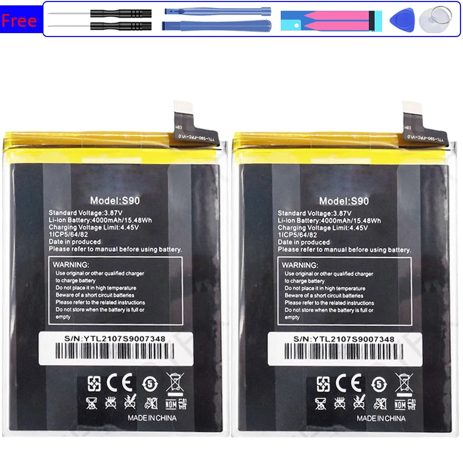 

Mobile Phone Battery S90 4000mah For OUKITEL C21 Pro C21Pro