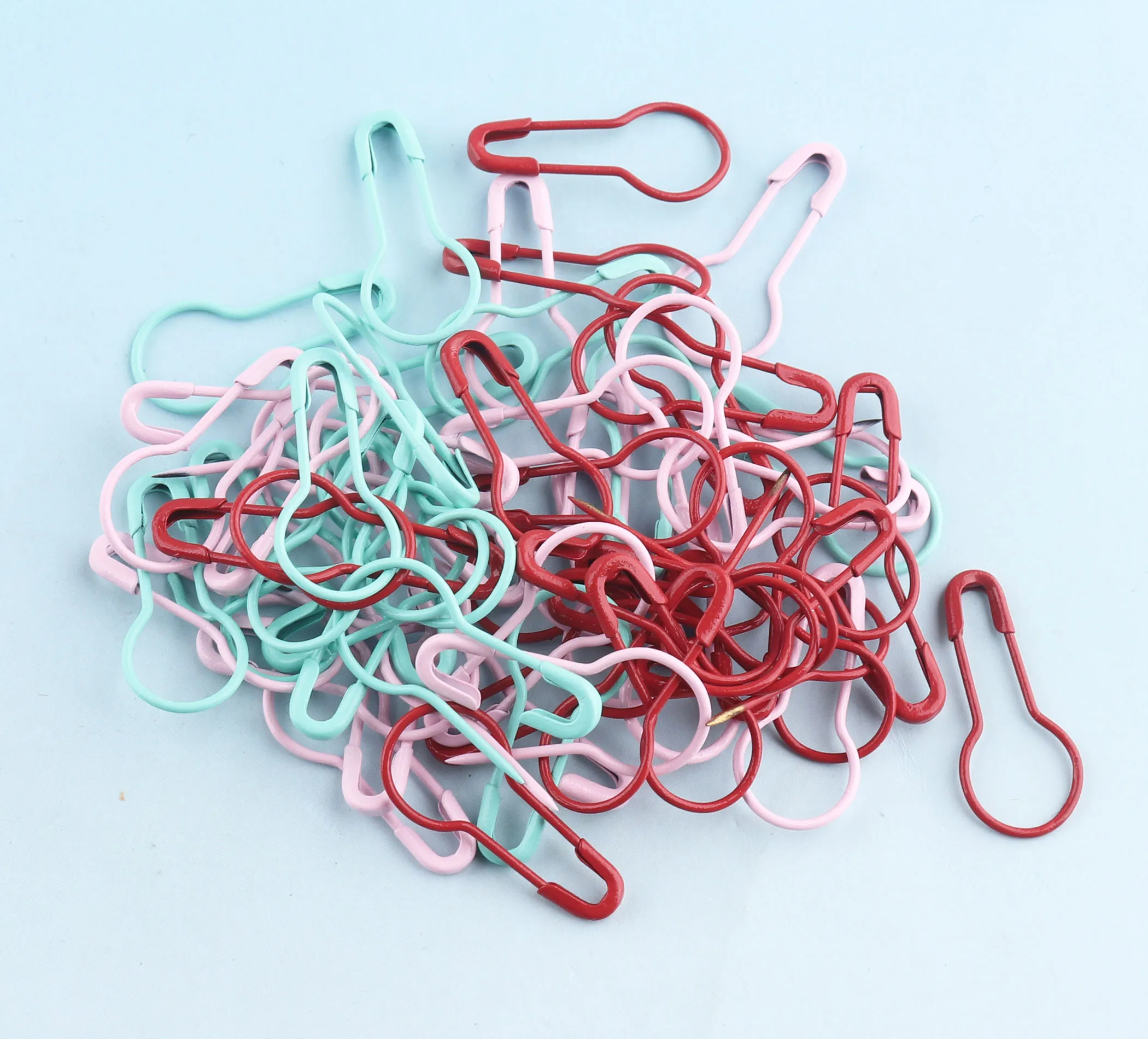 

21mm Pink Bulb Safety Pins Gourd Shape Safety Pins Copper Pins Scarf pins DIY Pins for Garment Brooch Safety Pins Stitch Marker