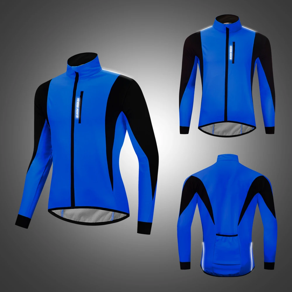 Водонепроницаемая ветрозащитная велосипедная куртка WOSAWE мужские ветровки