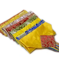 square luxury tibetan style scripture book bags cover cloth handwritten table mat chinese silk brocade tablecloth