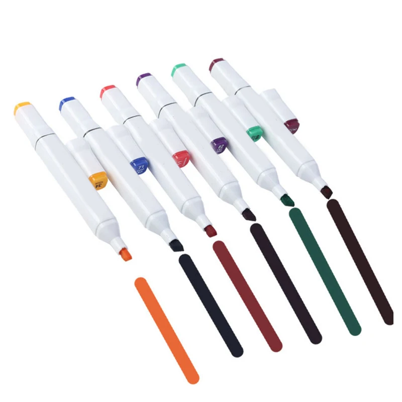 

48 шт., двусторонняя ручка для рисования, с сумкой для хранения