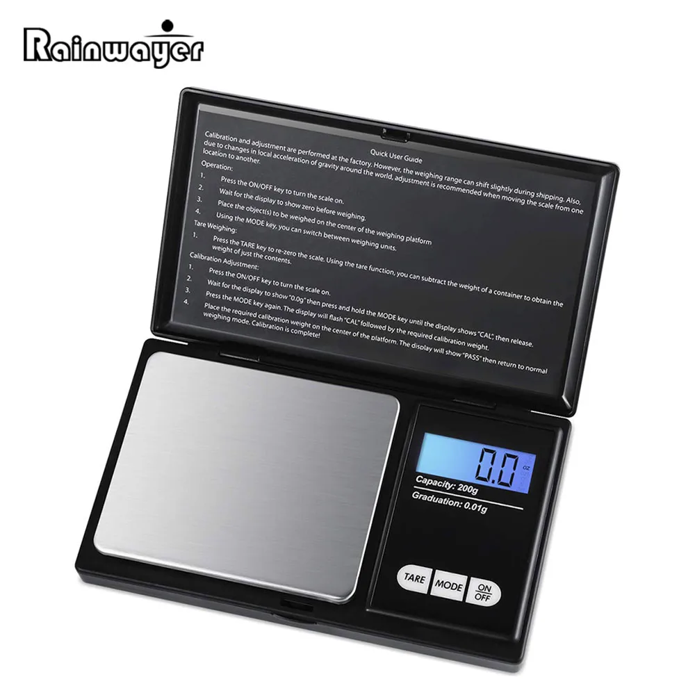 

Jewelry Mini Stainless Steel Electronic Scale Digital Pocket Scale Gold Gram Balance Weight Scale Portable Pocket Scale