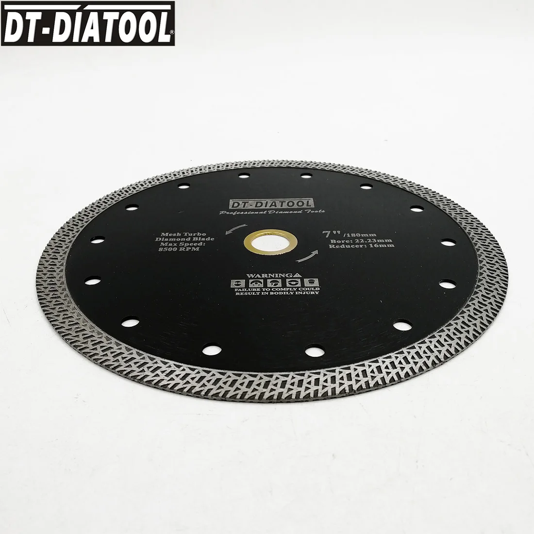 DT DIATOOL 1 шт. диаметр 7 "/180 мм Спеченная сетка турбо Алмазные пилы сухие или