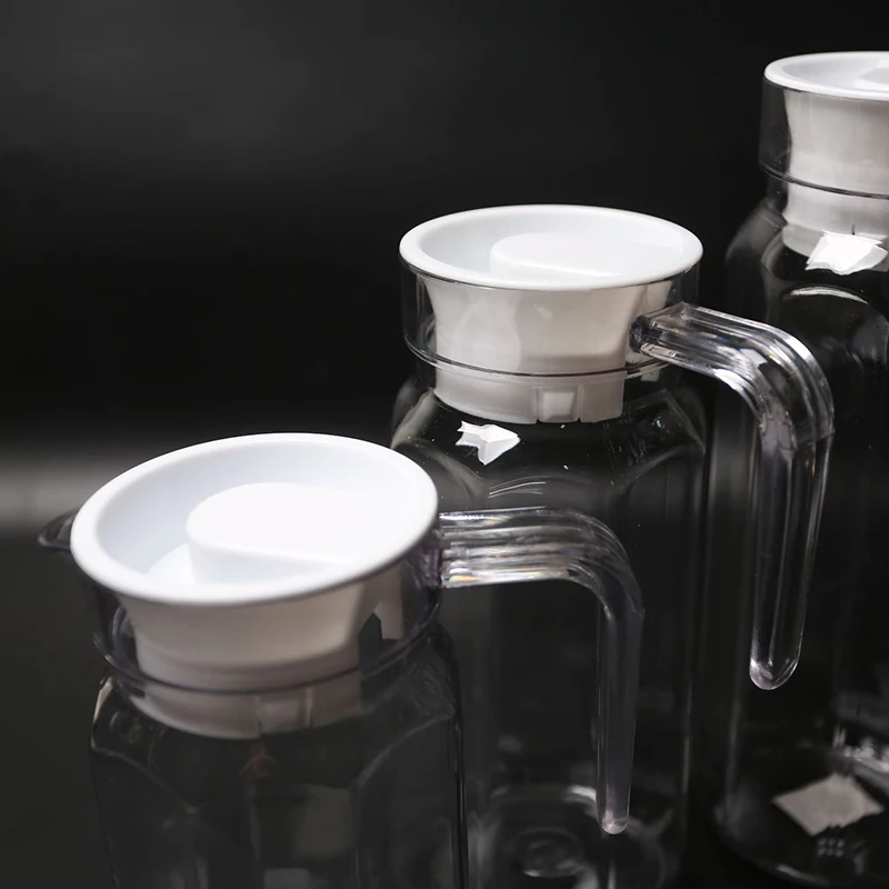 1/2pcs Plastic Covers Stoppers Anti Dust Non Splash Bottle Plugs Leak Proof Caps for Bistro Pitcher Lids Glass Water Carafe 2021 | Дом и сад