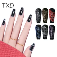 txd 6ml nail art stretch drawing gel glue semi permanent new japanese drawing polish for strong stretch manicure painted glue