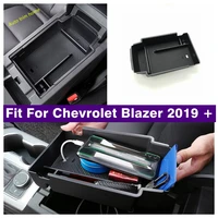car central armrest storage box console arm rest tray pallet container fit for chevrolet blazer 2019 2022 interior accessories
