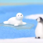 Морской лев, Морской Котик, пингвин, полярный медведь, модель, декоративная фигурка, садовый декор, сказочное стекло сделай сам, украшение для дома, миниатюрное ремесло