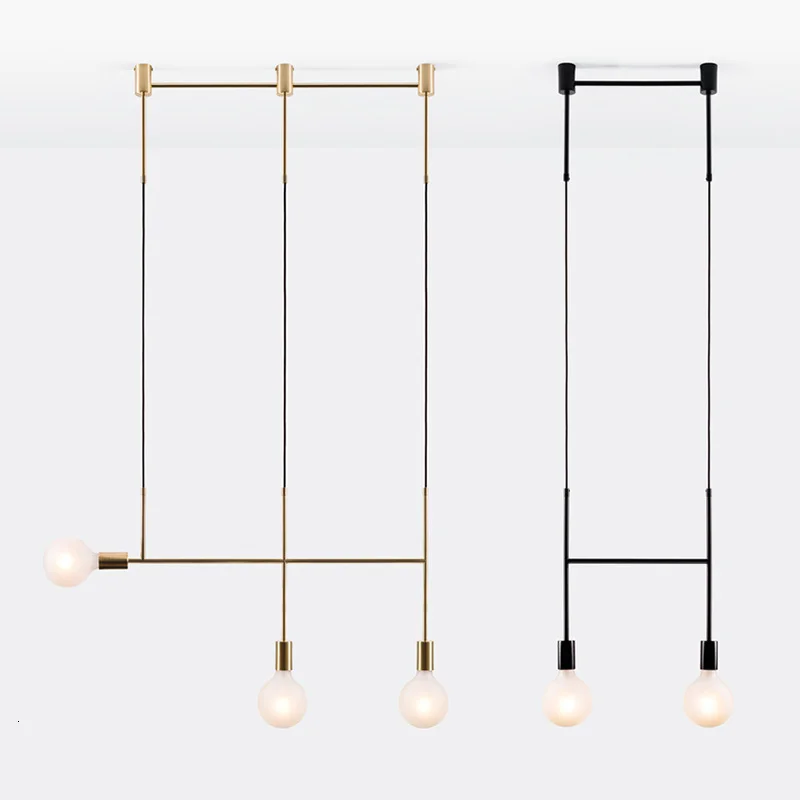 Современные светодиодные металлические подвесные светильники из кованого