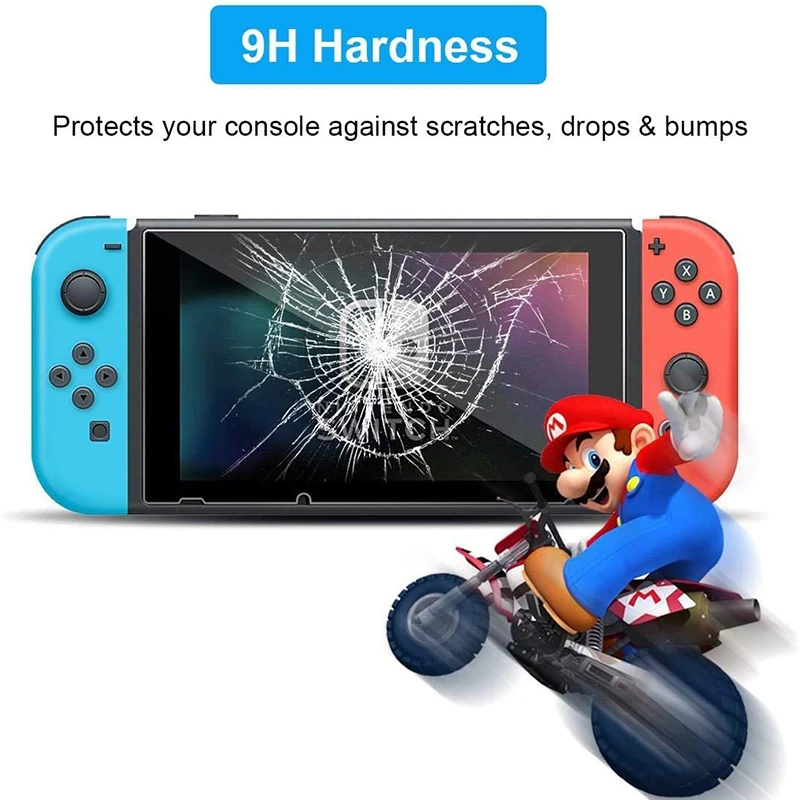 3 шт. небьющееся Высокопрочное закаленное стекло для Nintendo Switch NS защита экрана на