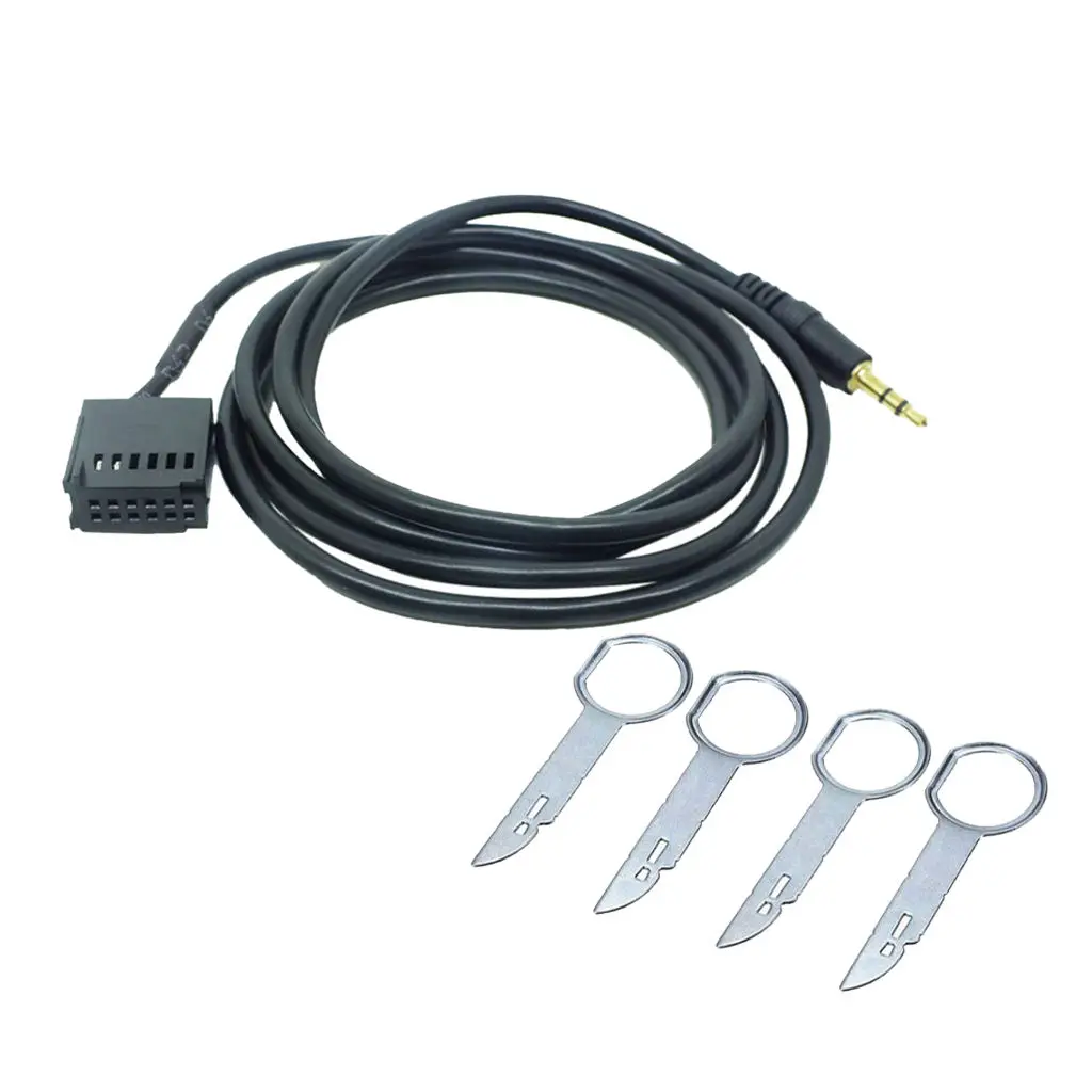 

3.5mm Male AUX-in Audio Stereo Cable Adapter for Mondeo Fusion 4.9ft