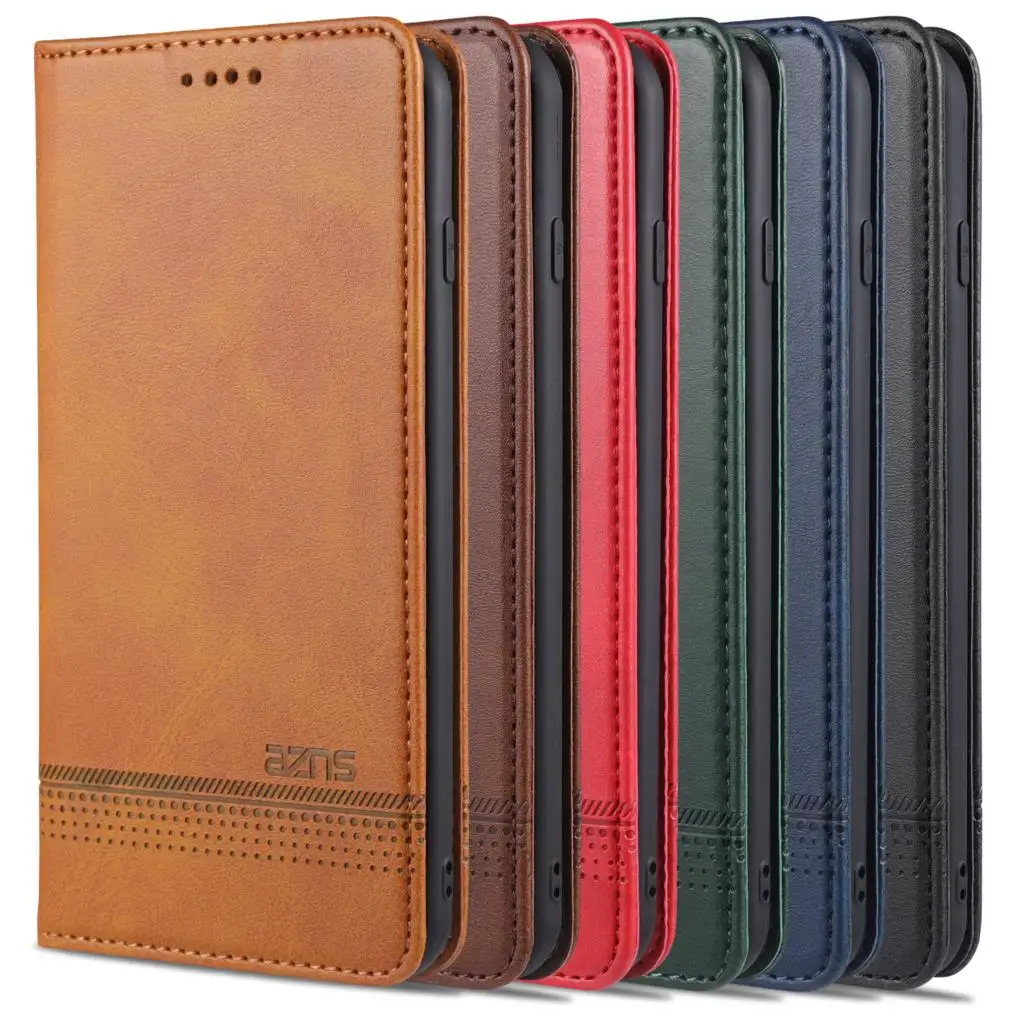 Роскошный Магнитный кожаный чехол-книжка для Apple iPhone 12 Mini 11 13 Pro Max Xs 7 8 6 6s Plus |