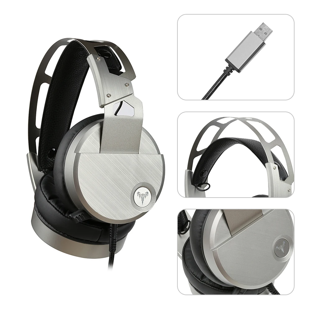 

SUTAI VK0 Gaming Headset Over Ear Headphones Volume Control with Short Mic