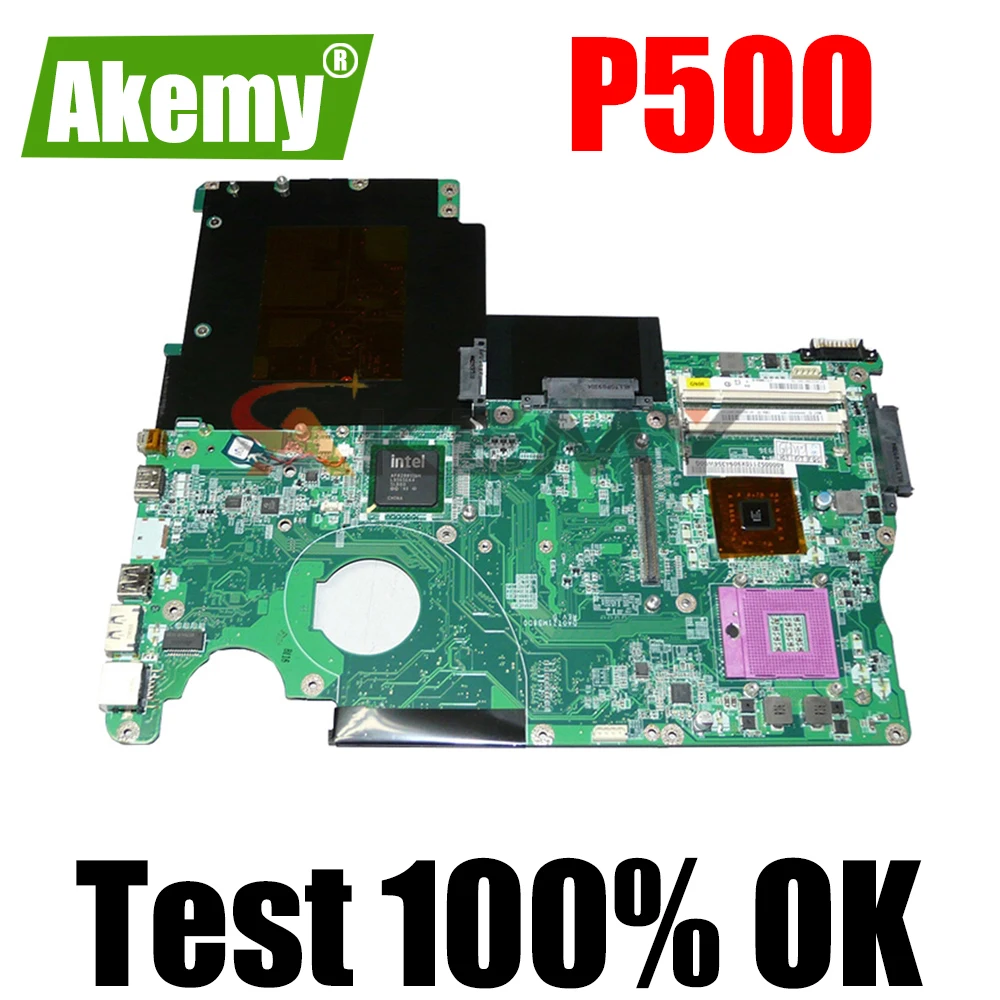 

AKEMY Laptop motherboard A000049540 31TZ1MB00H0 for Toshiba P500 Mainboard free shipping