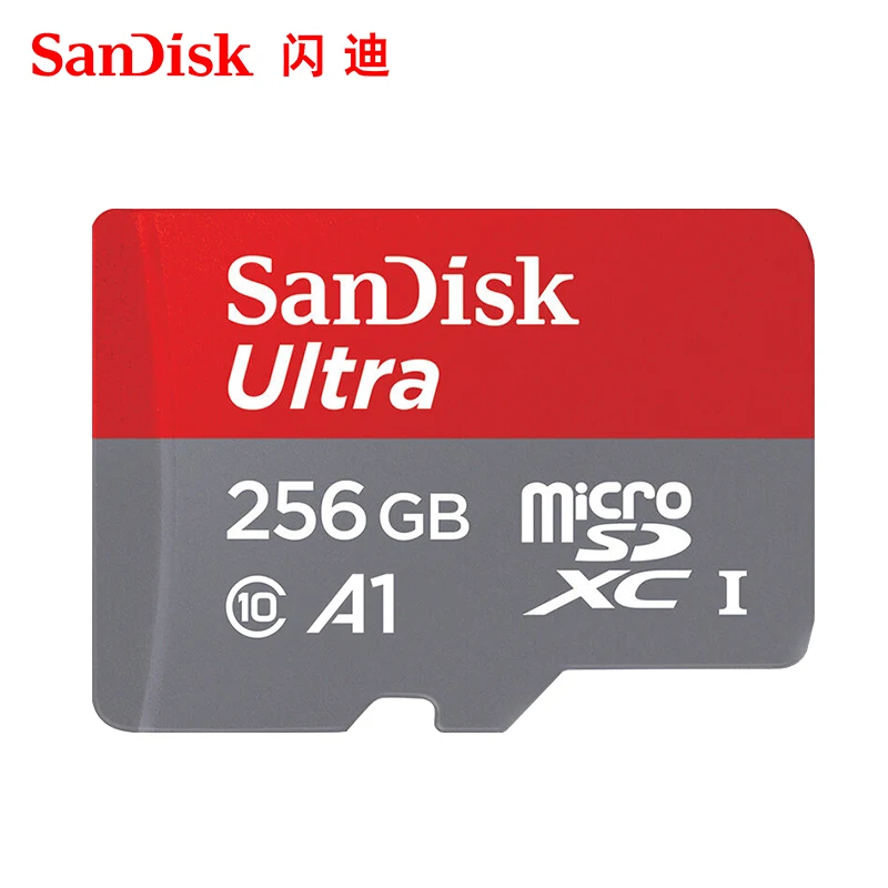 

Sandisk 100% Original memory card 256GB 100mb/s UHS-I TF Micro SD card Class10 Ultra SDHC SDXC flash memory card