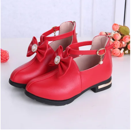 

Кожаные туфли принцессы для девочек, весна-осень 2020, новая Корейская версия детских туфель с мягкой подошвой для больших девочек