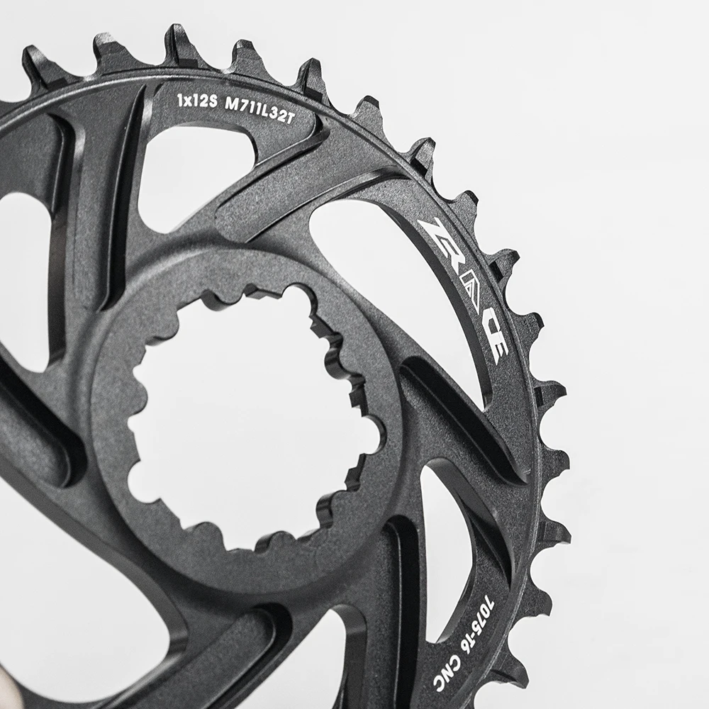 Звездочки ZRACE с прямым креплением 6 мм 1x12s 28/30/32/34/36T 7075AL для 3 винтов совместимый Eagle