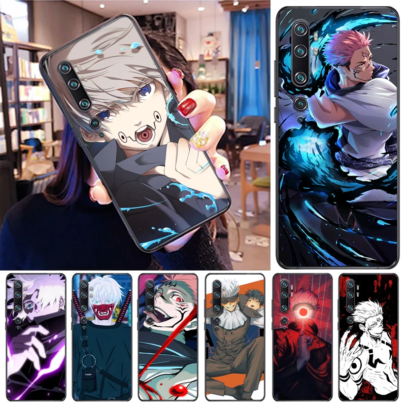 

Jujutsu Kaisen Satoru Gojo Yuji Itadori Sukuna Fushiguro Megumi Phone Case For Xiaomi CC9e CC9 Pro Back Cover Funda Cases