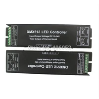 3 channel 12a 4 channel16a led rgbrgbw digital display controller dmx 512 led controller decoder dc12v 24v for rgb rgbw light