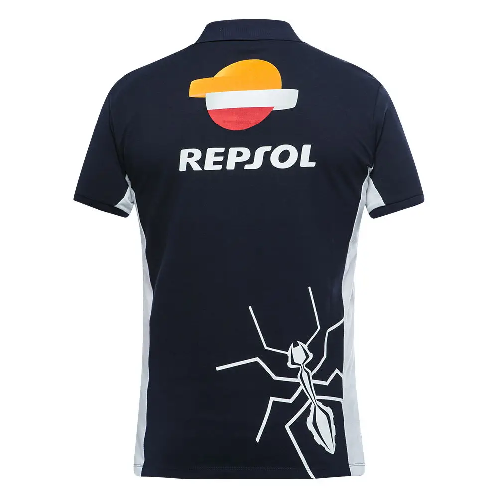 Repsol Polo Shirt Motorcycle ATV Bike Riding Motocross Mountain Bicycle Men's T-shirt | Автомобили и мотоциклы