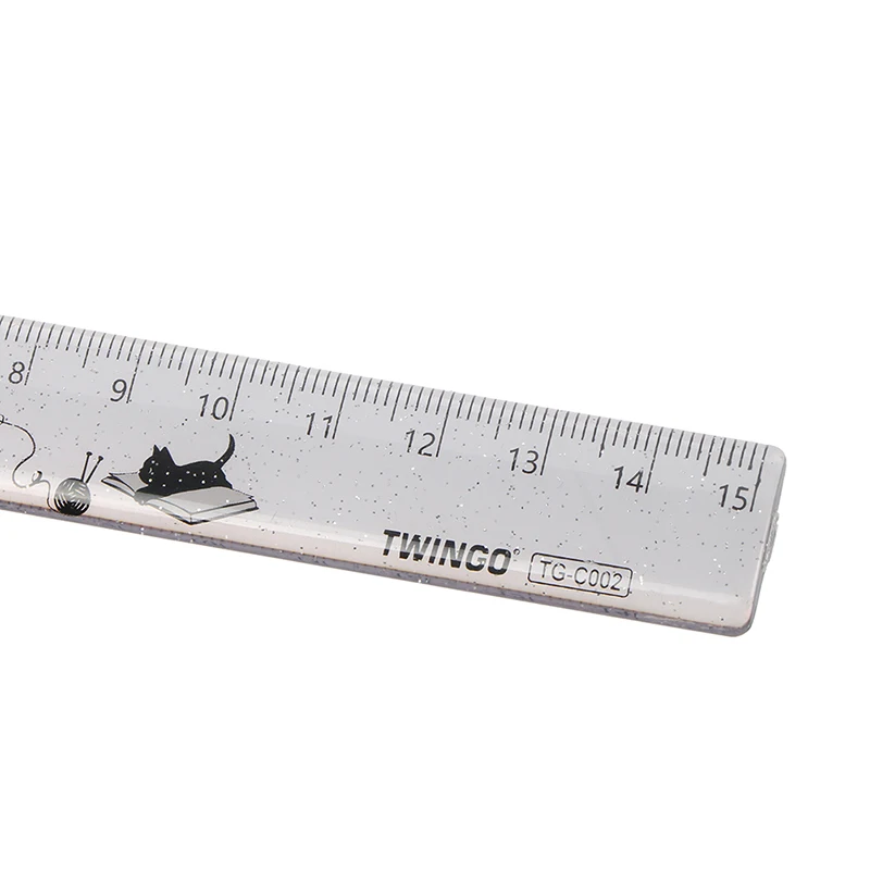 

Cute Cat Paw Plastic Straight Rulers School Office Supplies Drawing Tools Creative Stationery Measuring Ruler 15cm Ruler