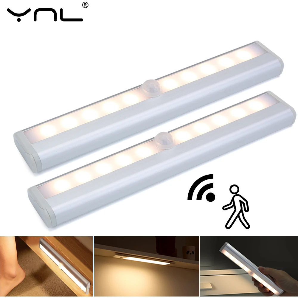 Беспроводной умный светодиодный ночник с пассивным инфракрасным датчиком