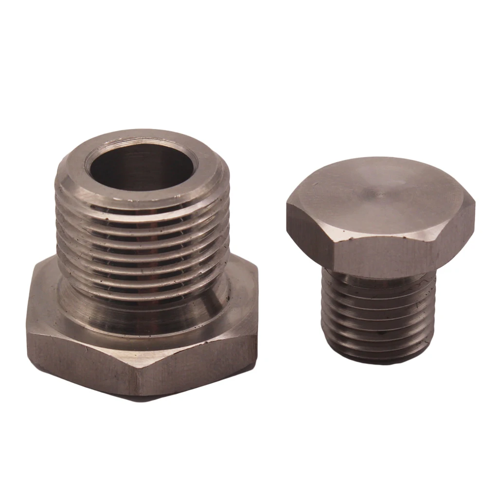 

O2 Bung Reducer Adapter M18 x 1.50 to M12 x 1.25 Fits For Silvia S13 S14
