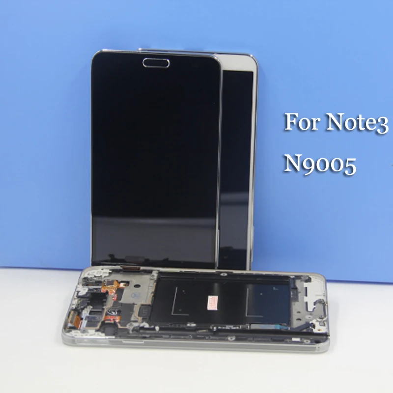 Для Samsung Galaxy Note 3 N9005 ЖК-дисплей сенсорный экран дигитайзер полная сборка с рамкой