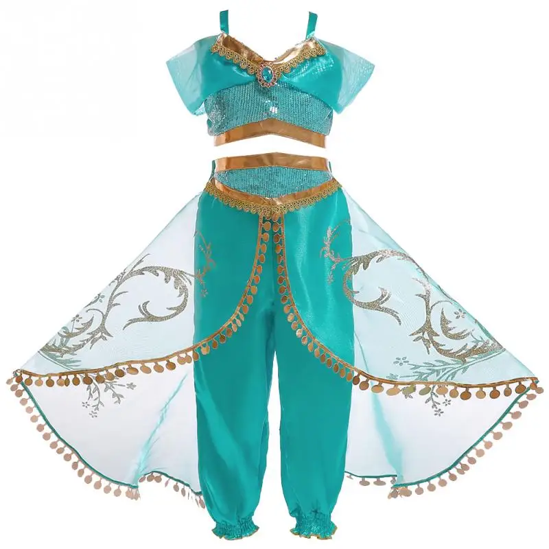 Костюм принцессы для девочек комплект из топа и штанов двух предметов реквизит