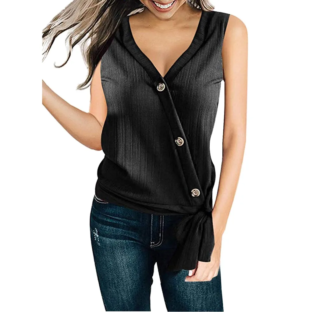 Женская блузка на пуговицах повседневная одноцветная с рукавом свободная дикая